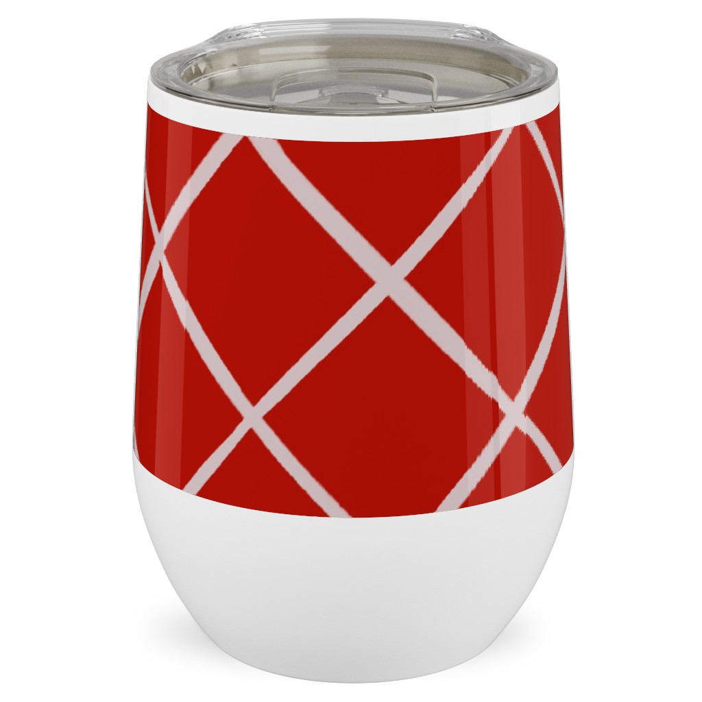 Check on Red Stainless Steel Travel Tumbler, 12oz, Red