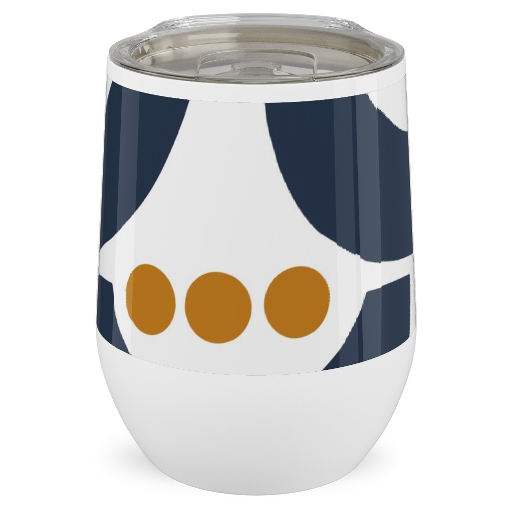 Tulip Stainless Steel Travel Tumbler, 12oz, Blue, Park Night