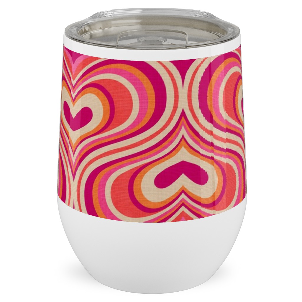 I Think I Love You - Red Stainless Steel Travel Tumbler, 12oz, Red