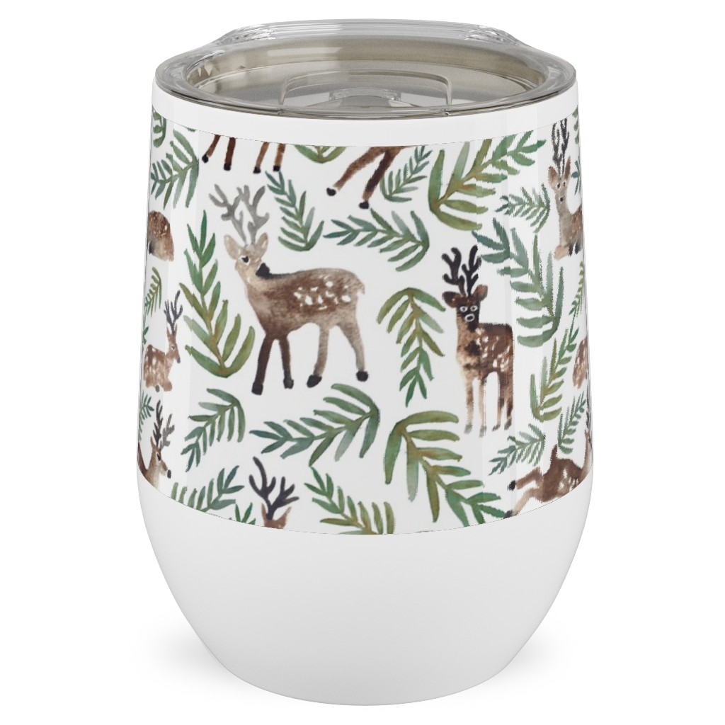 Loved Dearly - Green Stainless Steel Travel Tumbler, 12oz, Multicolor