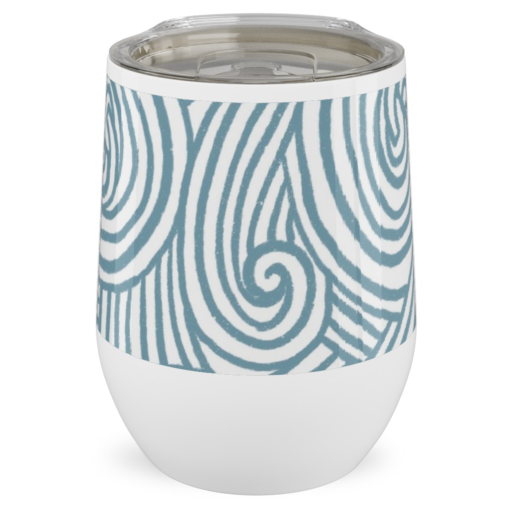 Kahuna Stainless Steel Travel Tumbler, 12oz, Blue, True Blue