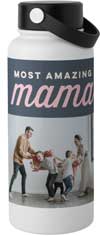 mama always amazing stainless steel wide mouth water bottle