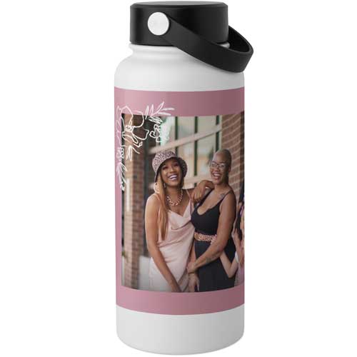 Mother's Day Engraved Metal Water Bottle