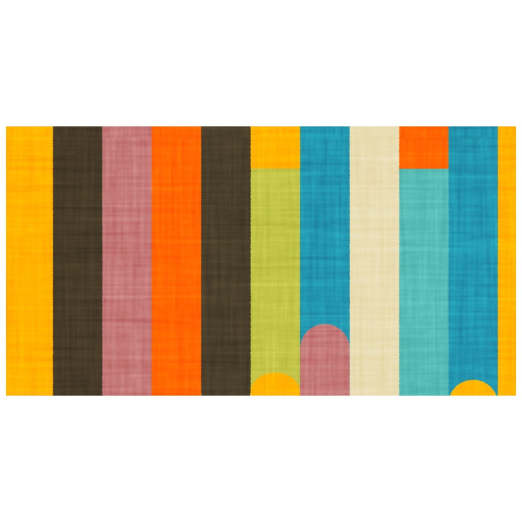 Retro Colorblock Sticks - Multi Stainless Steel Wide Mouth Water Bottle ...