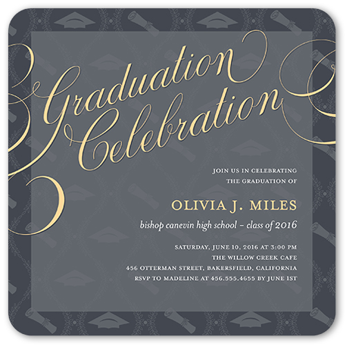 3x5 Graduation Invitations & Graduation Party Invitations Shutterfly