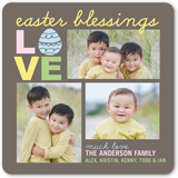 love and blessings easter card 5x5 flat