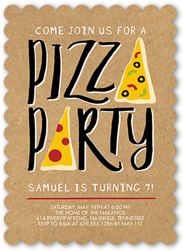 Pizza Party Invitation Email 3