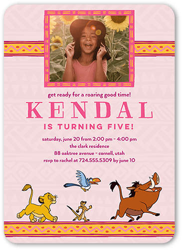 Purple Birthday Invitation