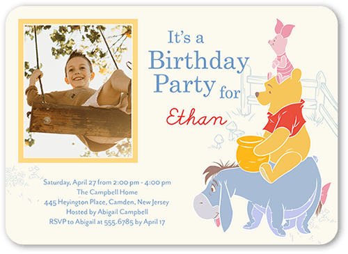 winnie the pooh birthday cards printable free