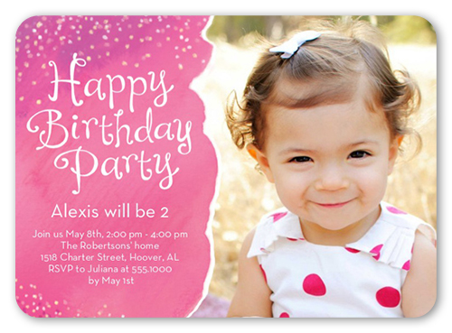 2Nd Birthday Party Invitations Girl 10