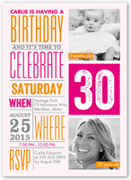 info fun birthday invitation 5x7 flat