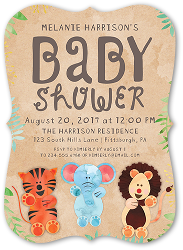 beautiful baby shower invitations