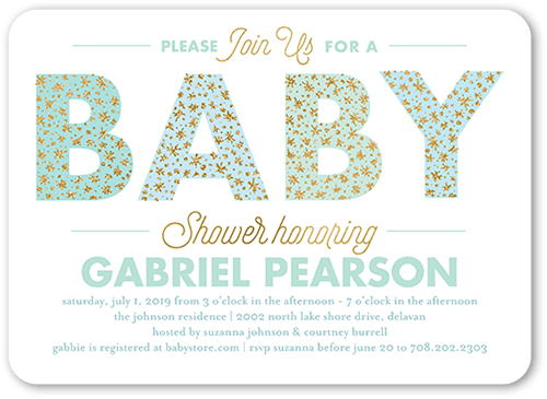 Decorative Woodgrain 5x7 Baby Shower Invitation Cards Shutterfly