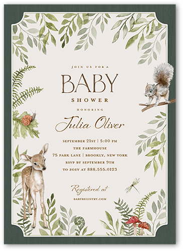 Shutterfly baby store girl shower invitations