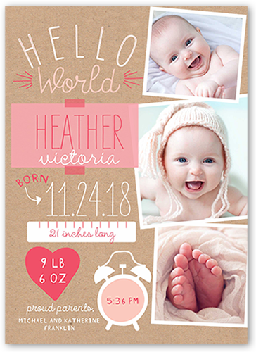 shutterfly birth announcements
