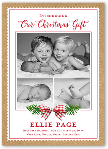 Shutterfly christmas sale birth announcements