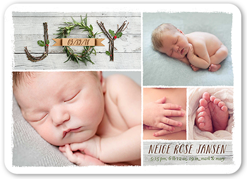 shutterfly christmas birth announcements