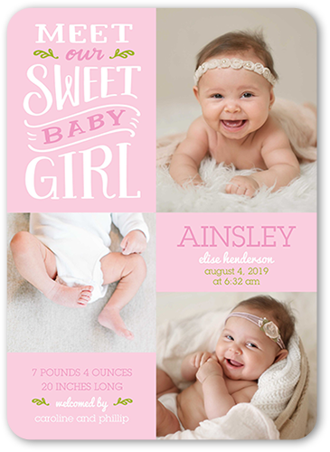 birth announcement photo cards