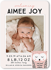 woodland birth announcements