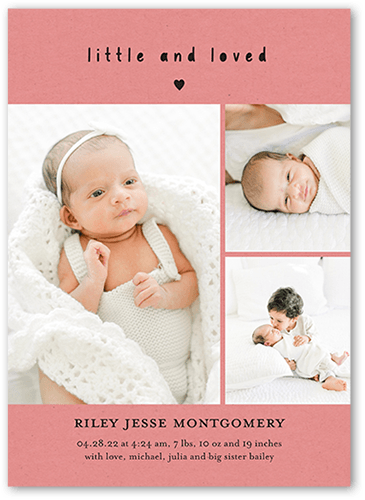 Luxe Birth Announcements