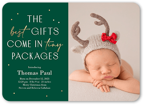 Shutterfly christmas sale birth announcements