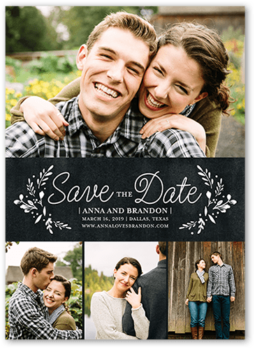 Kraft Save the Date Cards