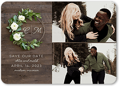 Save The Date Magnets  Save The Date Magnet  Gold Nature Design  Simple Wedding  Botanical Wedding  Autumn Theme