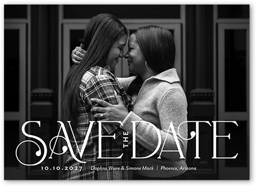 Custom Wedding Save The Date Cards For Fall
