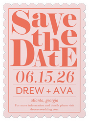 Modern Save the Date Cards