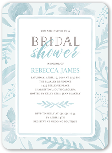 Ocean Themed Bridal Shower Invitations Arts Arts