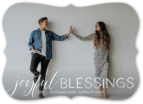 Season In Focus Holiday Card, White, 5x7, Religious, Matte, Signature Smooth Cardstock, Bracket