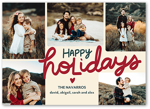 Loving Season Holiday Card, Beige, 5x7 Flat, Holiday, Matte, Signature Smooth Cardstock, Square