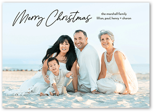 Black Holiday Photo Cards