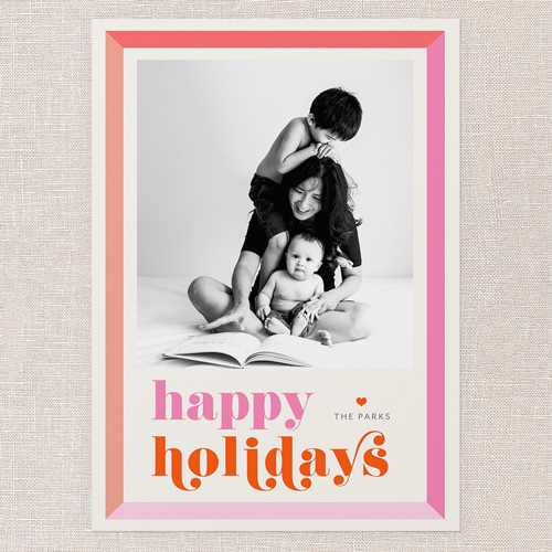 Vibrant Ventures Holiday Card, White, 5x7 Flat, Holiday, 100% Recycled Cardstock , Square