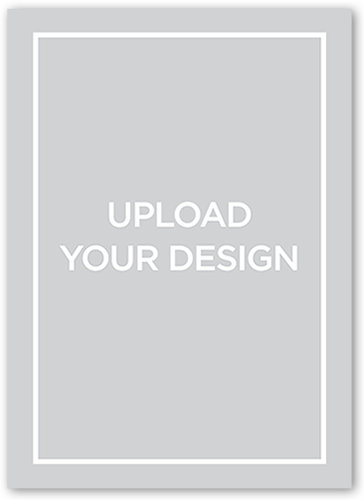 Upload Your Own Design Halloween Card, White, Standard Smooth Cardstock, Square