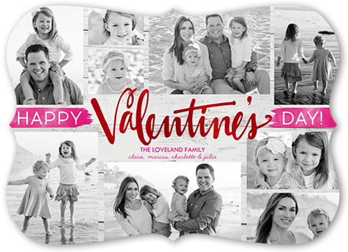 Textures Of Love Valentine's Card, Grey, Pearl Shimmer Cardstock, Bracket