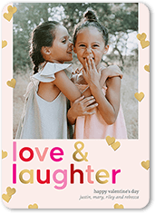 lovely laughter valentines card