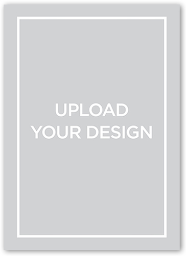 Upload Your Own Design Communion Invitation, White, Luxe Double-Thick Cardstock, Square