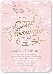 first communion invitations for twins