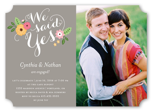 wedding engagement party invitations