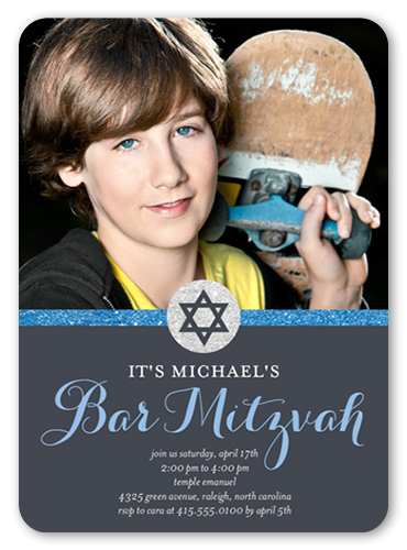 Boys Bar Mitzvah Invitation | Shutterfly