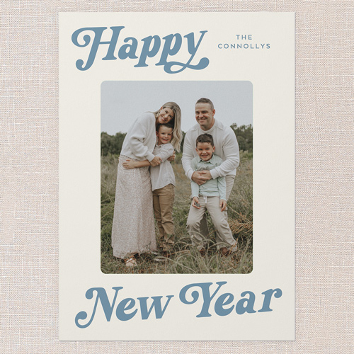 Clean Slate New Year's Card, Beige, 5x7 Flat, New Year, Pearl Shimmer Cardstock, Square, Cream