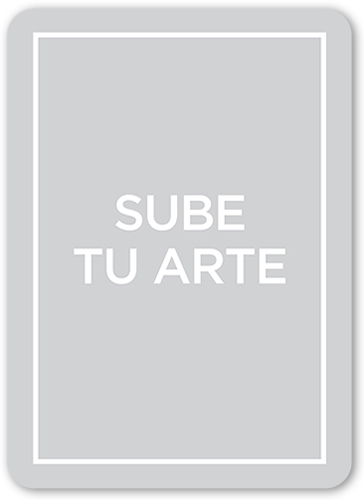 Sube tu arte Tarjeta de Navidad, White, Feliz Navidad, Matte, Signature Smooth Cardstock, Rounded