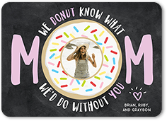 donut know mothers day card