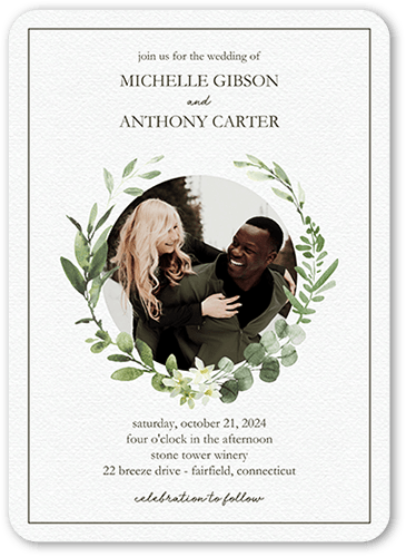 Greenery Invitations