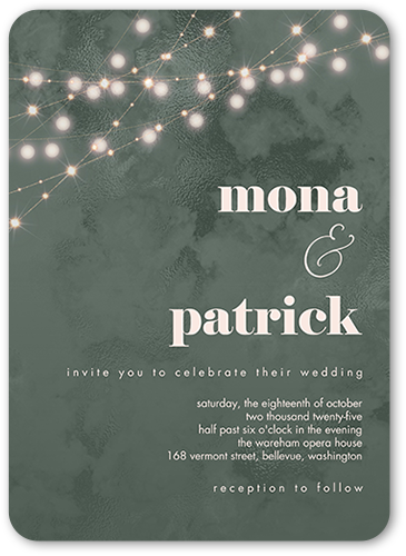 Backyard Wedding Invitations