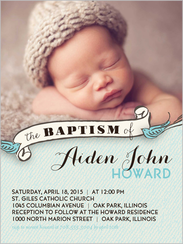 boy baptism invitations