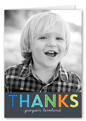 Orange Thank You Cards