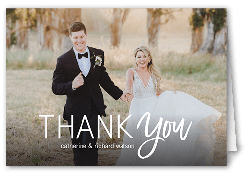 Timeless Thankfulness Thank You Card, White, 3x5, Matte, Folded Smooth Cardstock, White