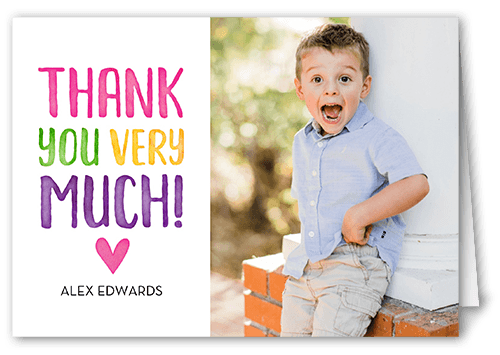 Matte Thank You Cards